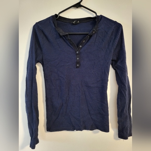 Striped long-sleeved top - Picture 1 of 1